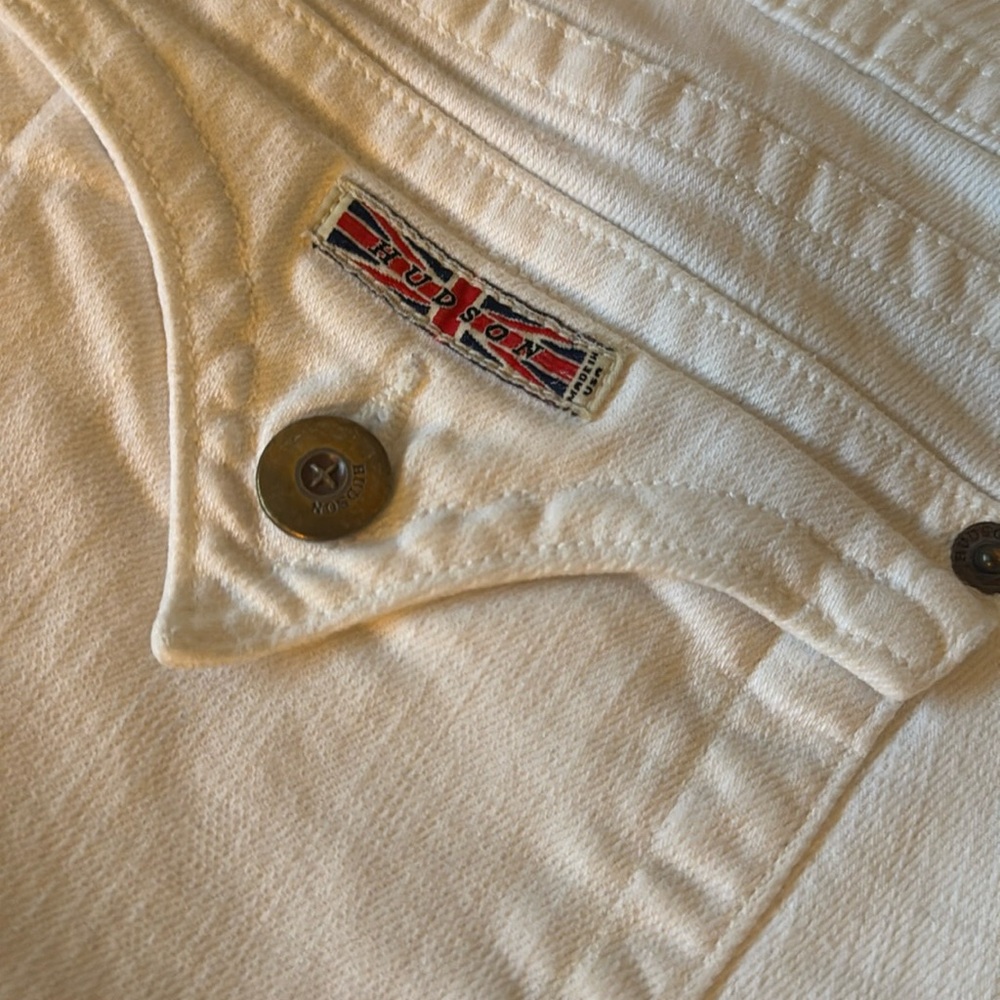 Hudson capri pants white